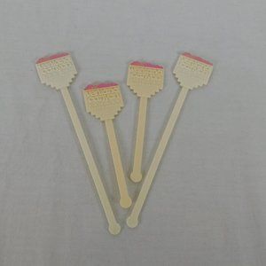 4 Loews Ventana Canyon Resort Tucson Arizona Swizzle Stick Drink Stirrer SPIR-IT